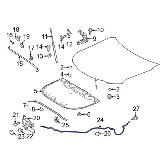 Toyota OE - Front Hood Release Cable