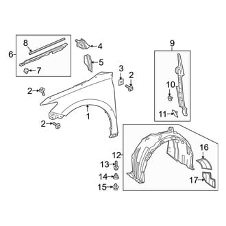 Toyota OE - Fender & Components