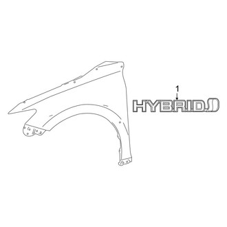 Toyota OE - Fender - Exterior Trim (FULL HYBRID EV-GAS (FHEV))