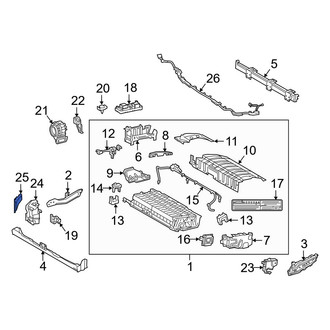 Toyota OE - Drive Motor Battery Pack Air Filter