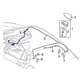 Toyota OE - Front Antenna Cable