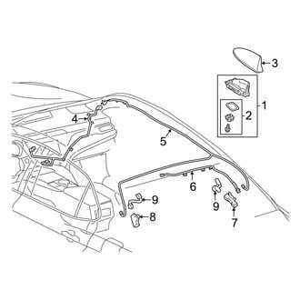 Toyota OE - Electrical - Antenna (FULL HYBRID EV-GAS (FHEV))