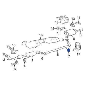 Toyota OE - Exhaust System Hanger