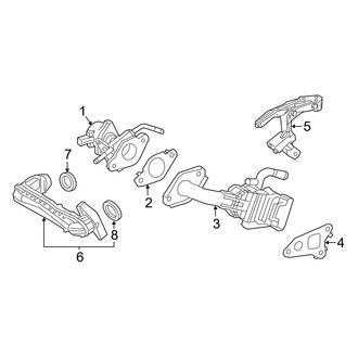 Toyota OE - Emission System - Emission Components (EGR Valve & Components)