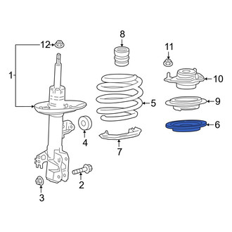 Toyota OE - Front Upper Coil Spring Insulator