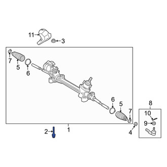 Toyota OE - Rack and Pinion Bolt