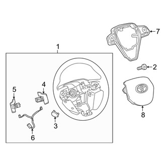 Toyota OE - Steering Wheel & Trim (FULL HYBRID EV-GAS (FHEV))