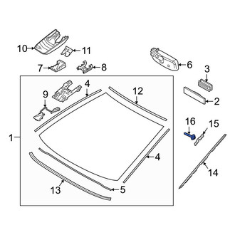 Toyota OE - Windshield Molding Rivet