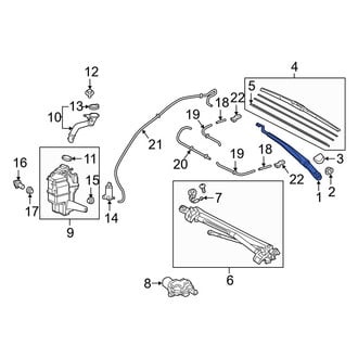 Toyota OE - Left Wiper Arm
