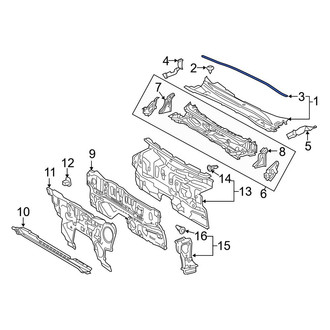 Toyota OE - Right Cowl Cover Seal