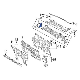 Toyota OE - Front Right Cowl Side Panel
