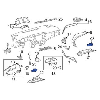 Toyota OE - Front Courtesy Light