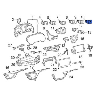 Toyota OE - Fuel Filler Door Switch
