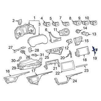 Toyota OE - Right GPS Navigation System Bracket