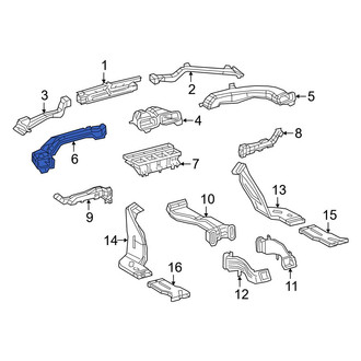 Toyota OE - Front Left Instrument Panel Air Duct