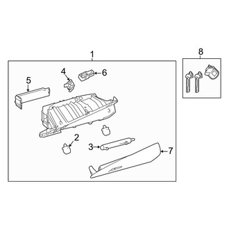 Toyota OE - Instrument Panel - Glove Box (FULL HYBRID EV-GAS (FHEV))
