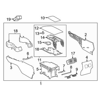 Toyota OE - Center Console (Console & Trim), (FULL HYBRID EV-GAS (FHEV))