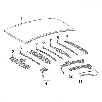 2021 Toyota Camry Roof Panels — CARiD.com