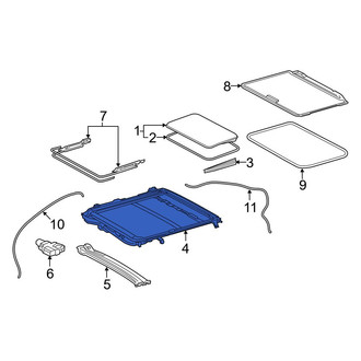 Toyota OE - Sunroof Frame