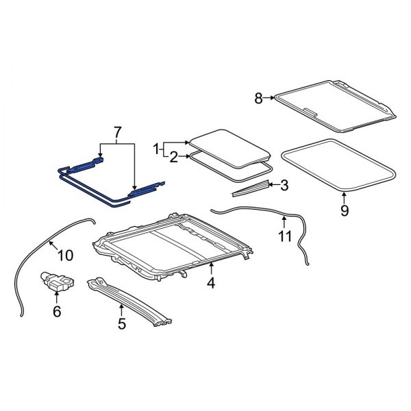 Sunroof Cable