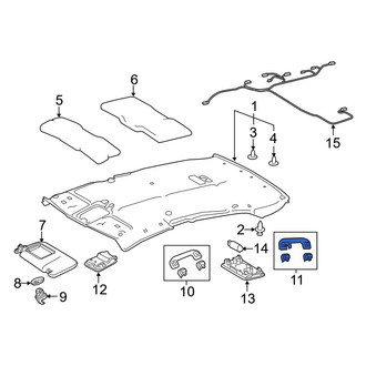 Toyota OE - Rear Left Interior Grab Bar