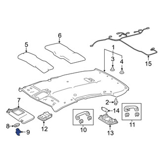 Toyota OE - Sun Visor Holder