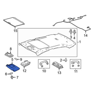 Toyota OE - Left Sun Visor