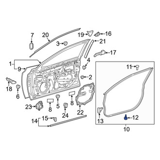 Toyota OE - Cowl Panel Clip