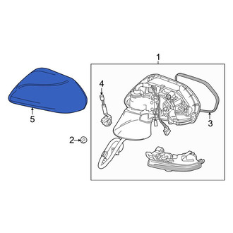 Toyota OE - Front Left Door Mirror Cover