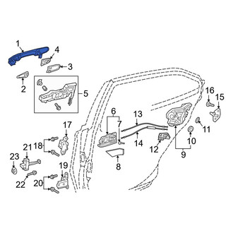 Toyota OE - Front Right Outer Exterior Door Handle