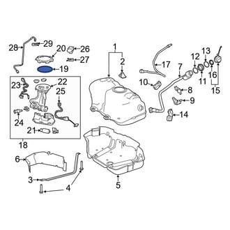 Toyota OE - Fuel Pump Tank Seal