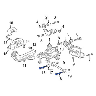 Toyota OE - Upper Suspension Control Arm Bolt