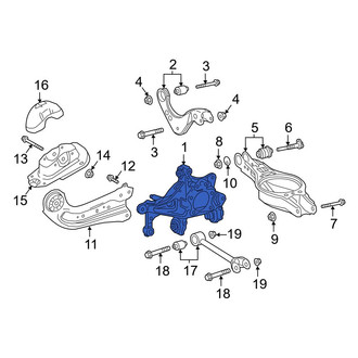 Toyota OE - Rear Left Suspension Knuckle