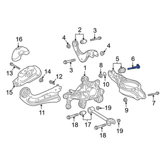 Toyota OE - Lower Inner Suspension Control Arm Bolt