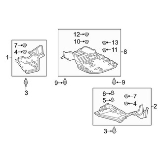 Toyota OE - Rear Body & Floor - Under Cover & Splash Shields (FULL HYBRID EV-GAS (FHEV))