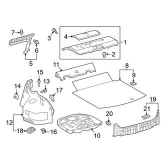 Toyota OE - Rear Body & Floor - Interior Trim (FULL HYBRID EV-GAS (FHEV))