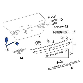 Toyota OE - Rear Park Assist Camera Wiring Harness