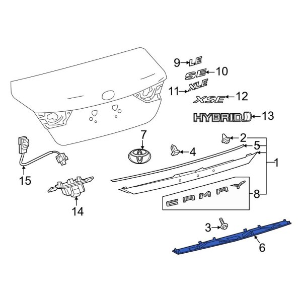 Deck Lid Molding