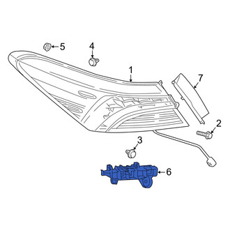 Toyota OE - Left Tail Light Bracket