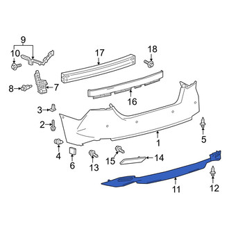 Toyota OE - Rear Valance Panel