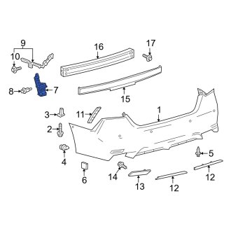 Toyota OE - Left Bumper Seal