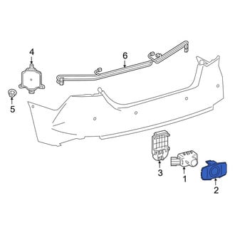 Toyota OE - Front Outer Parking Aid Sensor Housing