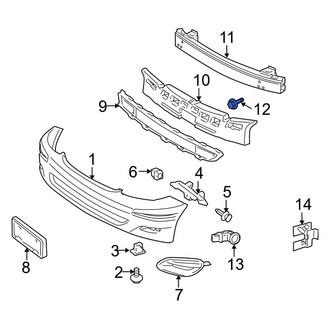 Toyota OE - Bumper Impact Bar Bolt