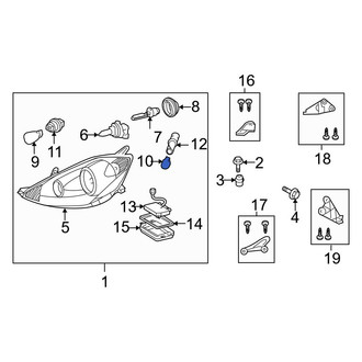 Toyota OE - Side Marker Light Bulb