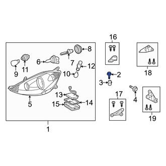 Toyota OE - Rocker Panel Molding Screw
