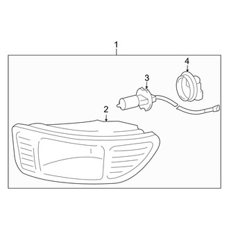 Toyota OE - Front Lamps - Fog Lamps