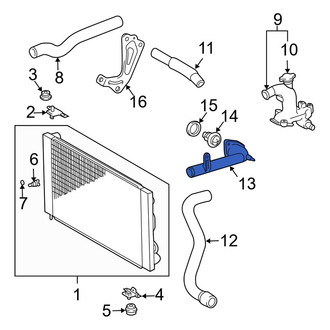 Toyota OE - Upper Engine Coolant Thermostat Housing