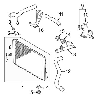 Toyota OE - Cooling - Radiator & Components