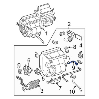 Toyota OE - Front A/C Evaporator Temperature Sensor