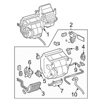 2008 Toyota Sienna OEM A/C & Heating Parts | Systems — CARiD.com